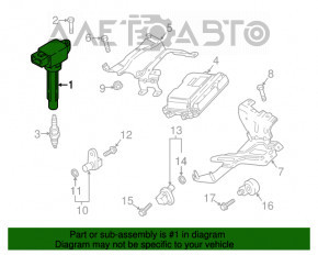 Катушка зажигания Mazda 3 14-18 BM