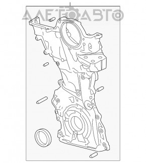 Передняя крышка двигателя Mazda CX-5 13-16 2.0