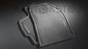 Set de covorașe pentru Toyota Prius 30 10-15, material textil gri, potrivit pentru curățare chimică.