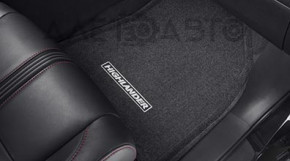 Covorul din spate al salonului pentru al treilea rând de scaune al unui Toyota Highlander 14-19, material textil, negru.