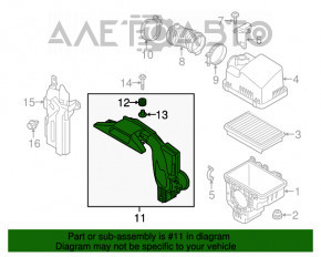 Receptor de aer Mazda CX-5 14-16 2.5