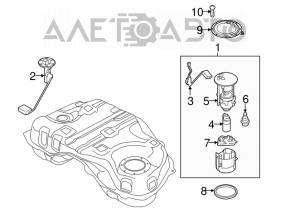 Pompă de combustibil Mazda CX-5 17-