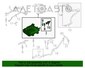 Canistra cu absorbant de carbon Mazda CX-5 17-