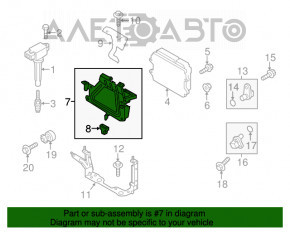 Кронштейн блока ECU Mazda CX-5 17- тип 2