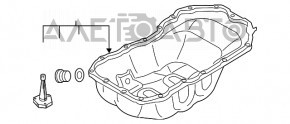 Поддон масляный Mazda CX-5 17- с датчиком