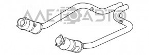 Приемная труба с катализатором правая Jaguar F-Pace X761 17- 3.0t AWD