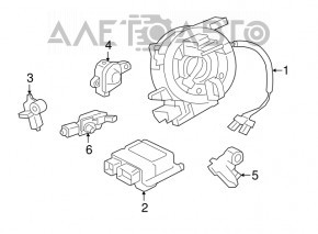 Senzor airbag dreapta fata Jaguar F-Pace X761 17-20