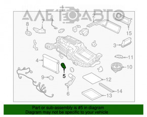 Ventilatorul de încălzire a aerului condiționat Jaguar F-Pace X761 17-