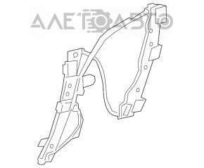 Geam electric cu motor, dreapta față, Jaguar F-Pace X761 17