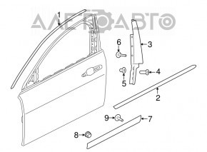 Capac usa fata dreapta laterala Jaguar F-Pace X761 17-21 negru lucios, pentru polizare