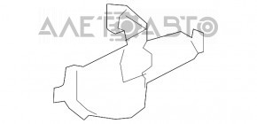 Capacul suportului frontal dreapta inferioara Jaguar F-Pace X761 17-20 maro, zgarieturi