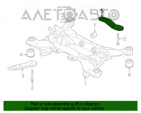 Capacul spate al barei spate dreapta Jaguar F-Pace X761 17- ruginit.