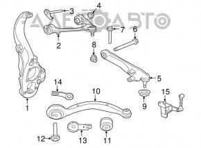 Capacul frontal dreapta Jaguar F-Pace X761 17-21