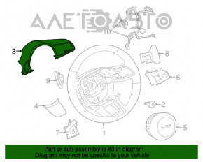 Capacul volanului Jaguar F-Pace X761 17- sus