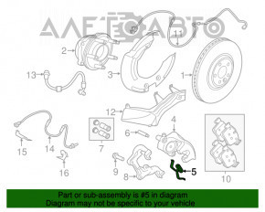 Suportul de fixare a placuțelor de frână, setul din față dreapta pentru Jaguar F-Pace X761 17-