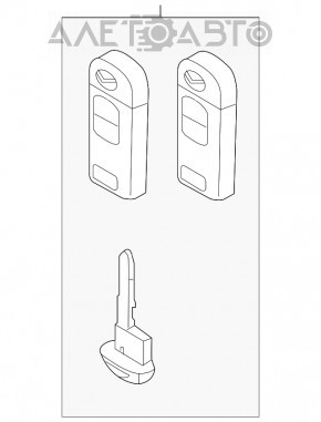 Cheie Mazda CX-5 17- keyless