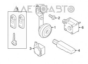 Cheie Mazda CX-5 17- keyless