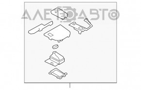 Накладка центральной консоли Mazda CX-9 16- царапины