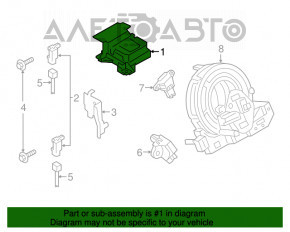 Modulul computerului airbag SRS pentru airbag-urile de siguranță Mazda CX-9 16- este reprogramat.