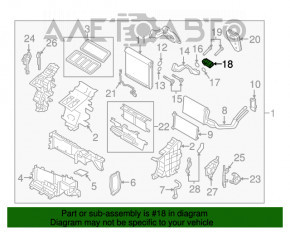 Ventilatorul de încălzire al aerului condiționat Mazda CX-9 16-