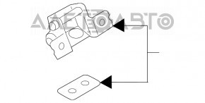 Петля двери багажника левая Mazda CX-5 17-