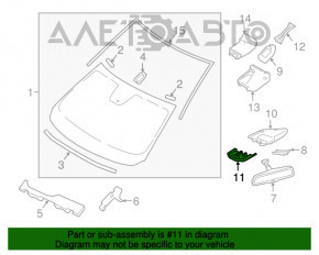 Husa oglinzii interioare Mazda CX-9 16-