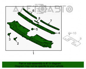 Husa televizor Mazda CX-9 16- nou OEM original