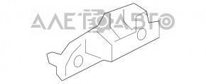 Suport aripi dreapta inferioară Mazda CX-9 16- nou OEM original