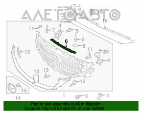 Suport grilaj radiator central Mazda CX-9 16-