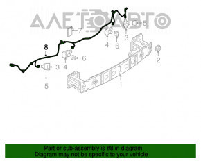 Instalarea senzorilor de parcare pe bara din spate a Mazda CX-9 16-