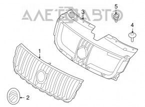 Клипсы накладки телевизора 9 шт Ford Fusion mk5 13-20