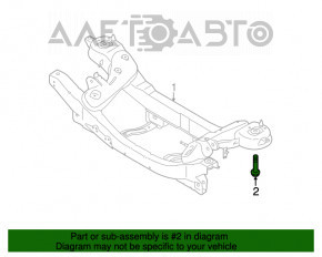 Șuruburile de fixare a suportului de spate, set de 6 bucăți, Ford C-max MK2 13-18