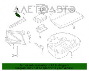 Suportul roții de rezervă Ford Edge 15- nou original