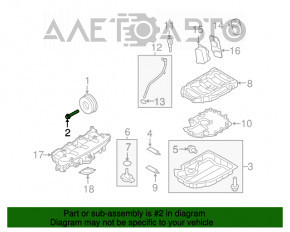 Болт шкива коленвала Audi Q7 16- 2.0T