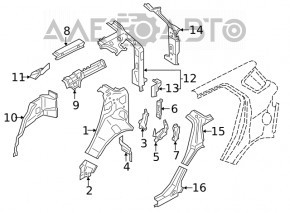 Grila de ventilatie dreapta inferioara Ford Ecosport 18-22