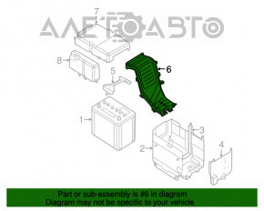 Receptor de aer pentru baterie Mazda3 2.3 03-08