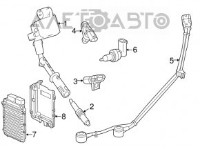 Senzor temperatura lichid de racire Infiniti QX30 17 - nou original OEM