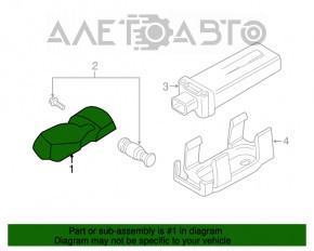 Senzor de presiune a roților BMW X3 F25 11-17 433MHz