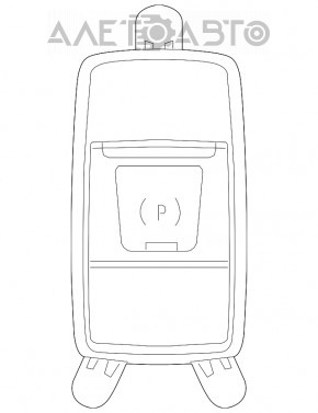 Butonul de parcare BMW X1 F48 16-22