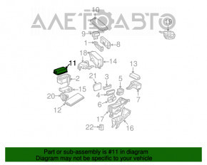 Крышка блока предохранителей подкапотная Lexus GS300 GS350 GS430 06-11