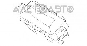 Подушка безопасности airbag пассажирская в торпеде Subaru Outback 20-