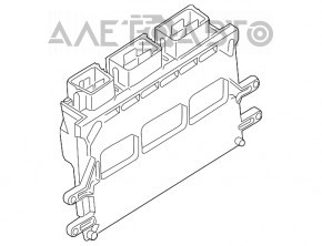 Modulul ECU al motorului Lincoln MKZ 13-16 3.7