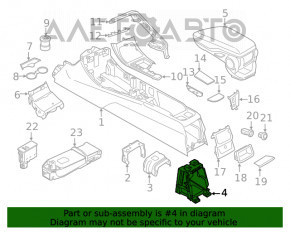 Кронштейн центральной консоли BMW X1 F48 16-22