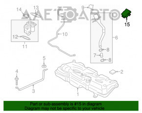 Modul de control al pompei de combustibil BMW X1 F48 16-22