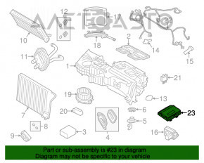 HVAC Control Module BMW X1 F48 16-22