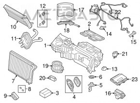 HVAC Control Module BMW X1 F48 16-22