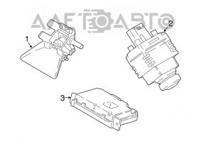 Collision Avoidance Control Module BMW X1 F48 16-22