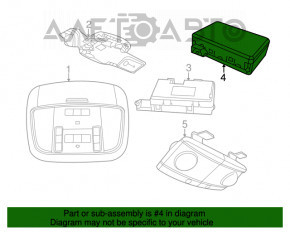 Senzor de ploaie Dodge Durango 14-15