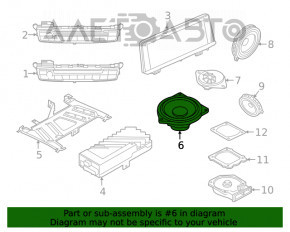 Динамик торпедный BMW X1 F48 16-22 Hi-Fi