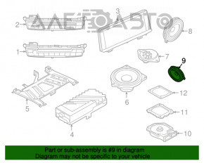 Динамик дверной задний правый BMW X1 F48 16-22 Hi-Fi